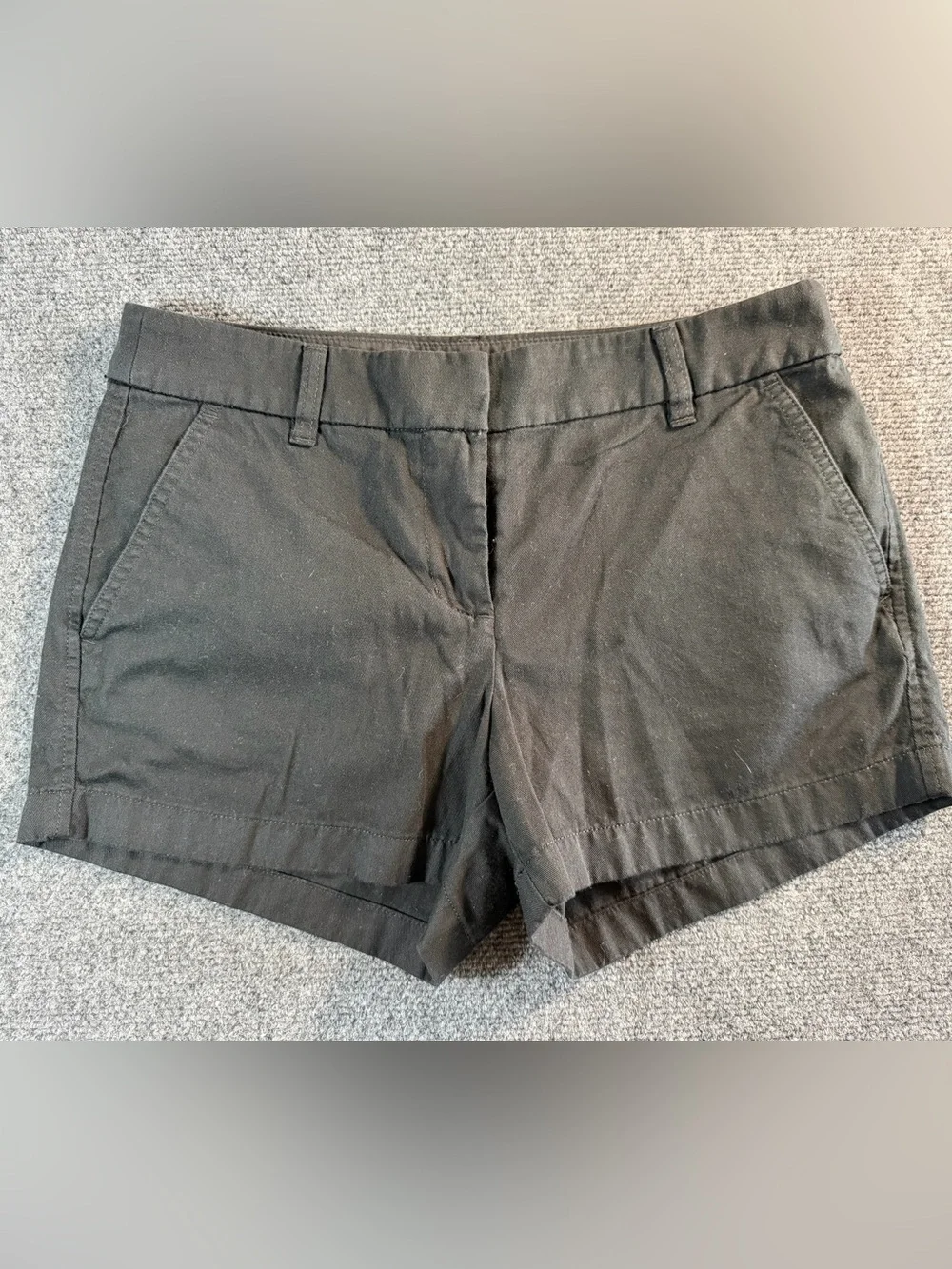 J.Crew Women's Size 6 Gray Broken-In Chino Shorts 3